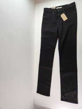 Levi's 315 Shaping Bootcut Black Mid Rise Women's Jeans Denim Size 27 NWT